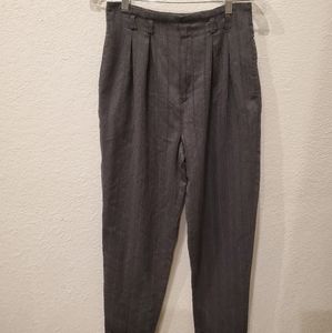 👛Striped Black White Gray Trousers Size 11 Junior